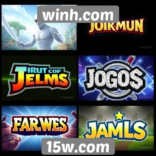 Comparativo de jogos populares no site winh.com