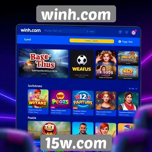 experiência do usuário na plataforma winh.com